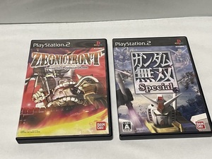 ソニー PS2 ソフト ジオニックフロント ガンダム無双 2本セット プレイステーション2