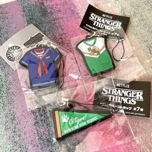 ★Netflixシリーズ STRANGER THINGS ストレンジャーシングス 未知の世界 カプセルトイ ラバーストラップ ガチャ 3種セット グッズ★