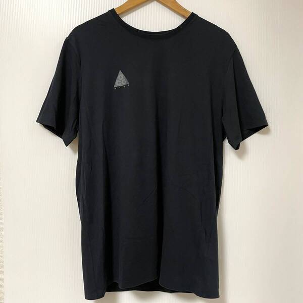 NIKE ナイキ ACG ティーアスレチック 半袖Tシャツ ブラック カットソー AR0019-010 Lサイズ