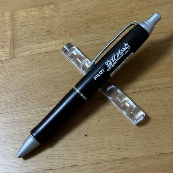 新品 廃盤 PILOT パイロット JUSTMEET ジャストミート ボールペン 太軸 ダークブラウン 木軸 初代 BJ-1SK-DBN