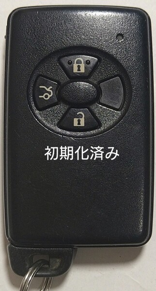 初期化済トヨタ純正スマートキー 3ボタン アリオン アクシオ トランク アイシスプレミオ基盤番号271451-0500 新品電池サービス②
