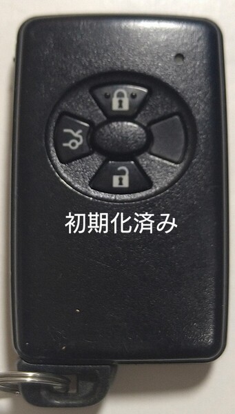 初期化済トヨタ純正スマートキー 3ボタン アリオン アクシオ トランク アイシスプレミオ基盤番号271451-0500 新品電池サービス27