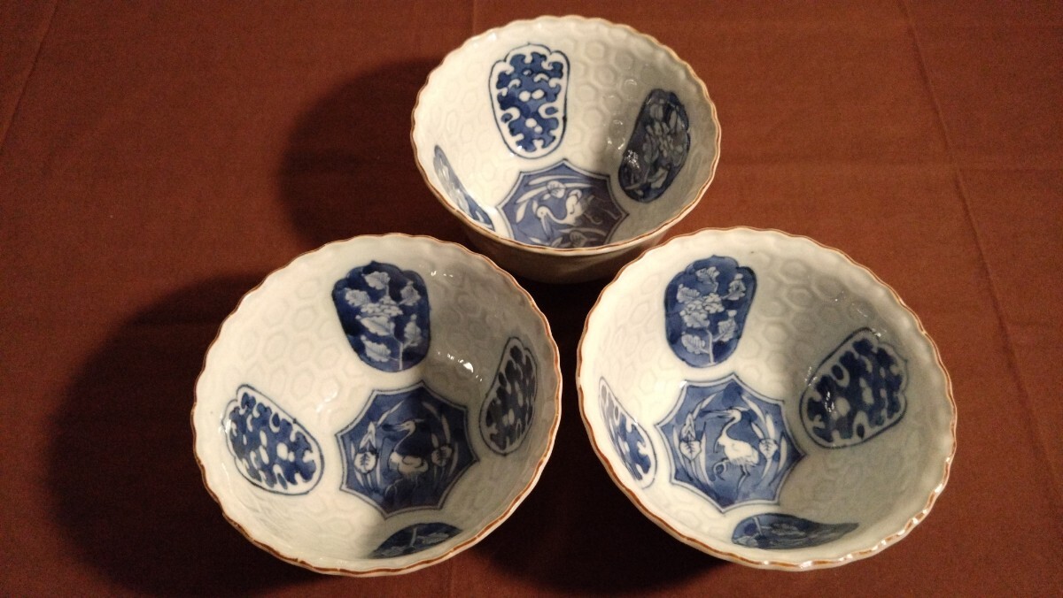 古九谷　古伊万里　古玩　陶器　呉須赤絵　龍紋　１客 古九谷 古伊万里 古玩 陶器 呉須赤絵 龍紋 1客