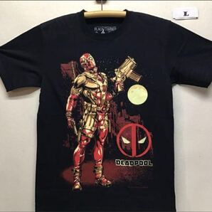 新品 デッド プール T シャツ ブラック L サイズ DEADPOOL 半袖