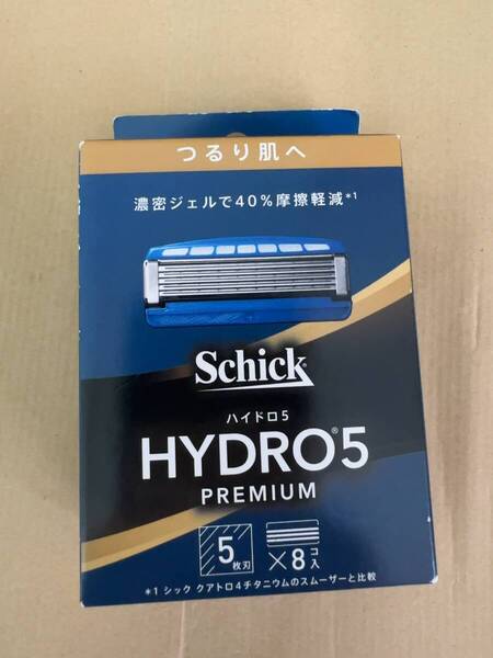 送料無料 ハイドロ Schick(シック) ハイドロ5 プレミアム (8コ入) 5枚刃