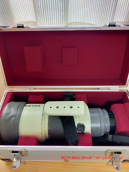 ★レンズ美品★ PENTAX ペンタックス 望遠レンズ SMC PENTAX-M 67-400mm F4 ED (IF) 専用ケース付き