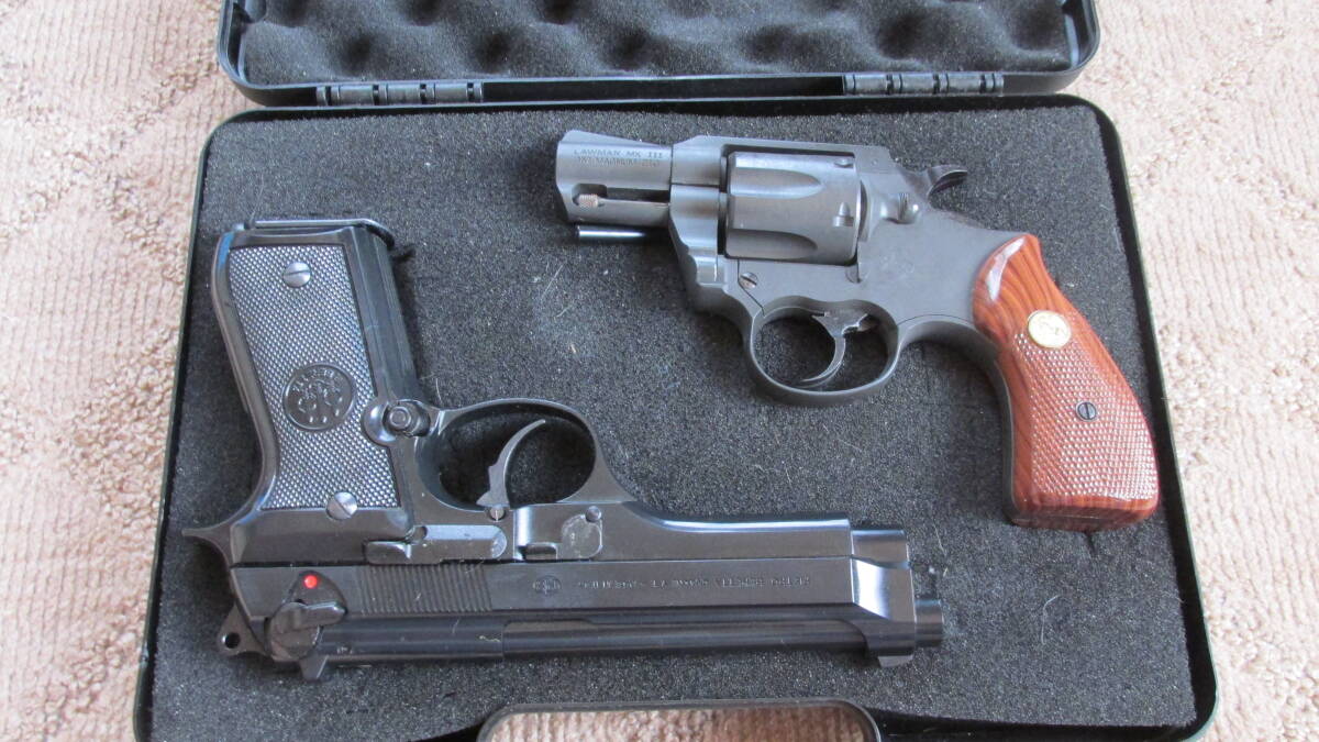 357マグナム ベレッタ92FS ケース付き 357マグナムベレッタ92FSケース付き