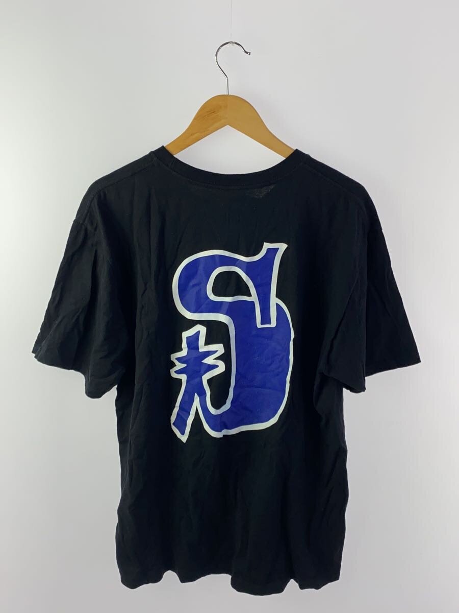 STUSSY◆Tシャツ/L/コットン/BLK/FUNKY S TEE STUSSY◆Tシャツ/L/コットン/BLK/FUNKY S TEE