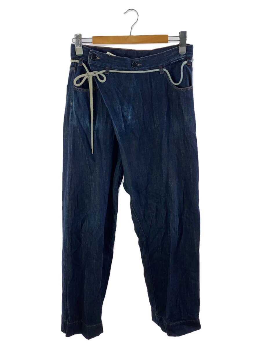 Basis broek◆ボトム/2/コットン/NVY/無地/裾破れ有