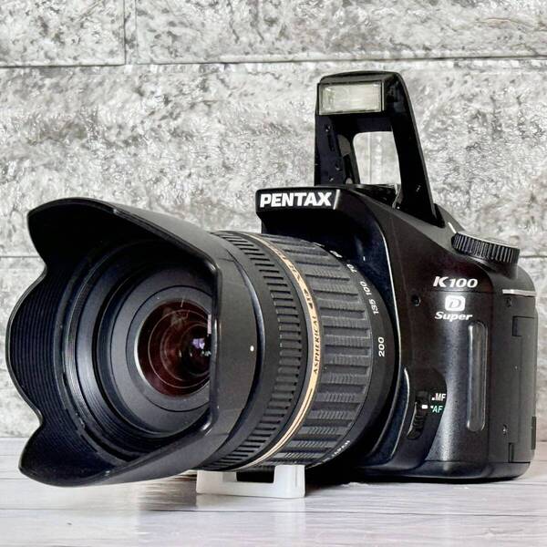送料無料 PENTAX K100D super 18-200mmレンズ付き