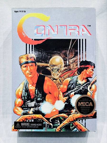 ネカ コントラ 7インチ フィギュア ビル&ランス コナミ 魂斗羅 ファミコン NECA Contra Bill & Lance Action Figures Konami NES