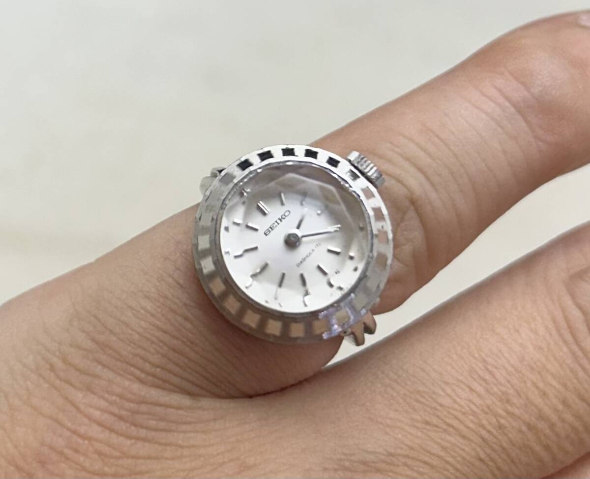 ☆SEIKO セイコー 手巻きリング型 指輪型 時計 ウォッチ 17石 11 ☆SEIKO セイコー 手巻きリング型 指輪型 時計 ウォッチ 17石 11