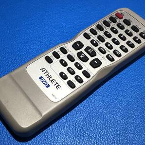 送料無料 中古 ATHLETE DVDプレーヤー リモコン N9070 除菌 清掃済 安心の保証有 (管理No 14-467)