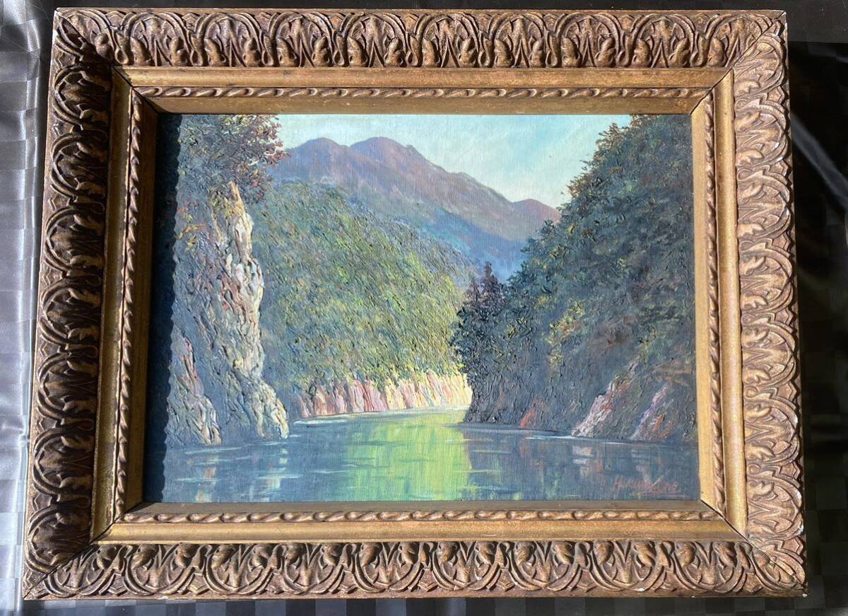 Yahoo!オークション -「額縁 アンティーク」(油彩) (絵画)の落札