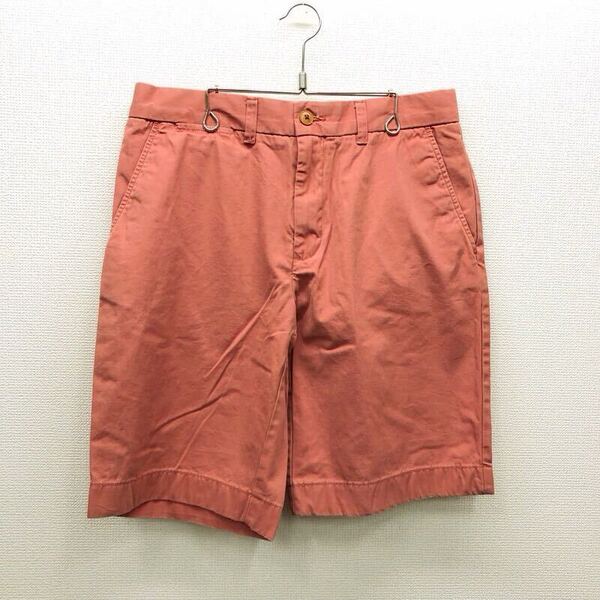 【FH206】TOMMY HILFIGER W32 チノハーフパンツ ピンク メンズブランド古着 トミーヒルフィガー ショートパンツ 送料無料