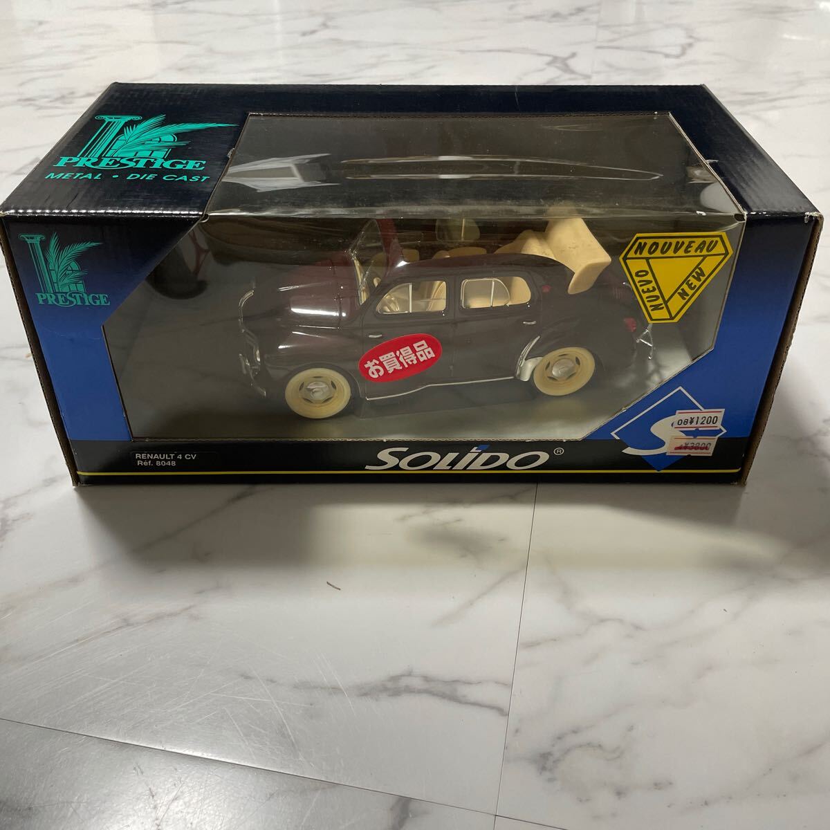 格安saleスタート ボ 年代物 レア 当時物 シェル 4 ルノー 42 solido ソリド 箱付き ミニカー