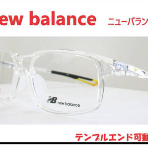 ◆New Balance ニューバランス ◆メガネフレーム NB09365-3(クリア)◆ブランドケース付き ◆E-LOCK◆