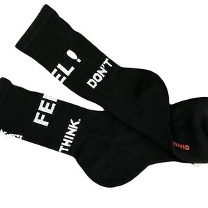 2024秋冬 アルチビオ メンズ ソックス 黒 25〜27 クルーソックス