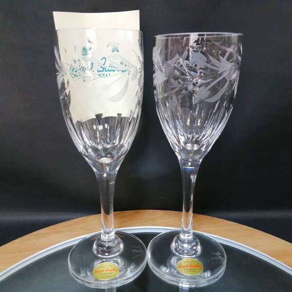 未使用◇自宅保管 ロイヤルブライアリー <ペア> グラス ワイン シャンパン ROYAL BRIERLEY