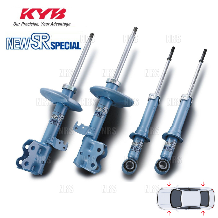 KYB カヤバ NEW SR SPECIAL (前後セット) ソリオ MA15S K12B 11/1~ 2WD/4WD車 (NST5462R/NST5462L/NSF1129/NSF1129