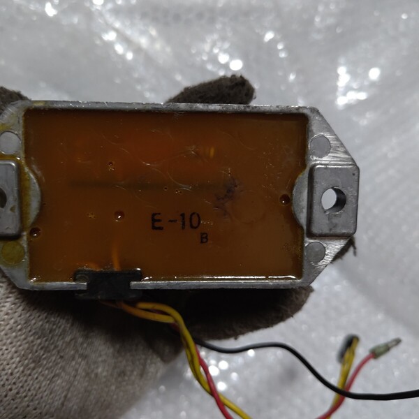 40819 500ss マッハIII レギュレター イグナイター CDI ECU PGM-DCTユニット レクチファイア 実働取外し 純正 中古 当時物
