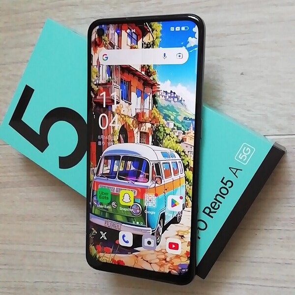 人気機種 「OPPO Reno 5A」 シルバーブラック Ymobile版 便利なwifi中継機能 RAM6GB.ROM128GB Android12