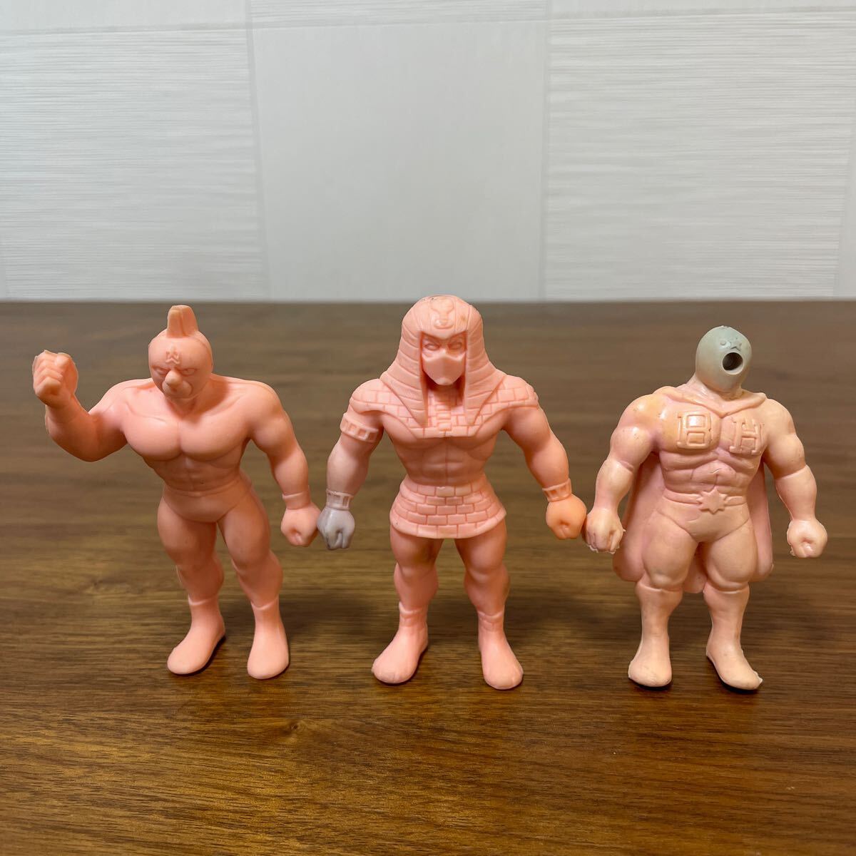 当時モノ】キン肉マン 消しゴム 珍色 ピンク 桃色 18体 セット