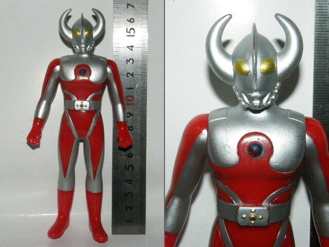昭和レトロ 35年前バンダイ日本製 ウルトラの父 ソフビ 当時物 特撮