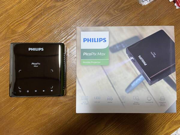フィリップス Philips PicoPix Max PPX620 Wifi Bluetooth バッテリー内蔵モバイルプロジェクター 850ルーメン ポータブル 匿名配送