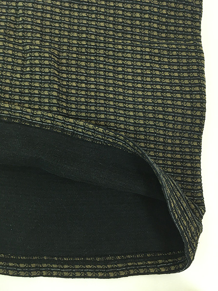 古着 90s USA製 PERRY ELLIS ダーク チェック ワッフル コットン ハイネック カットソー 長袖 Tシャツ L 古着 90s USA製 PERRY ELLIS ダーク チェック ワッフル コットン ハイネック カットソー 長袖 Tシャツ L