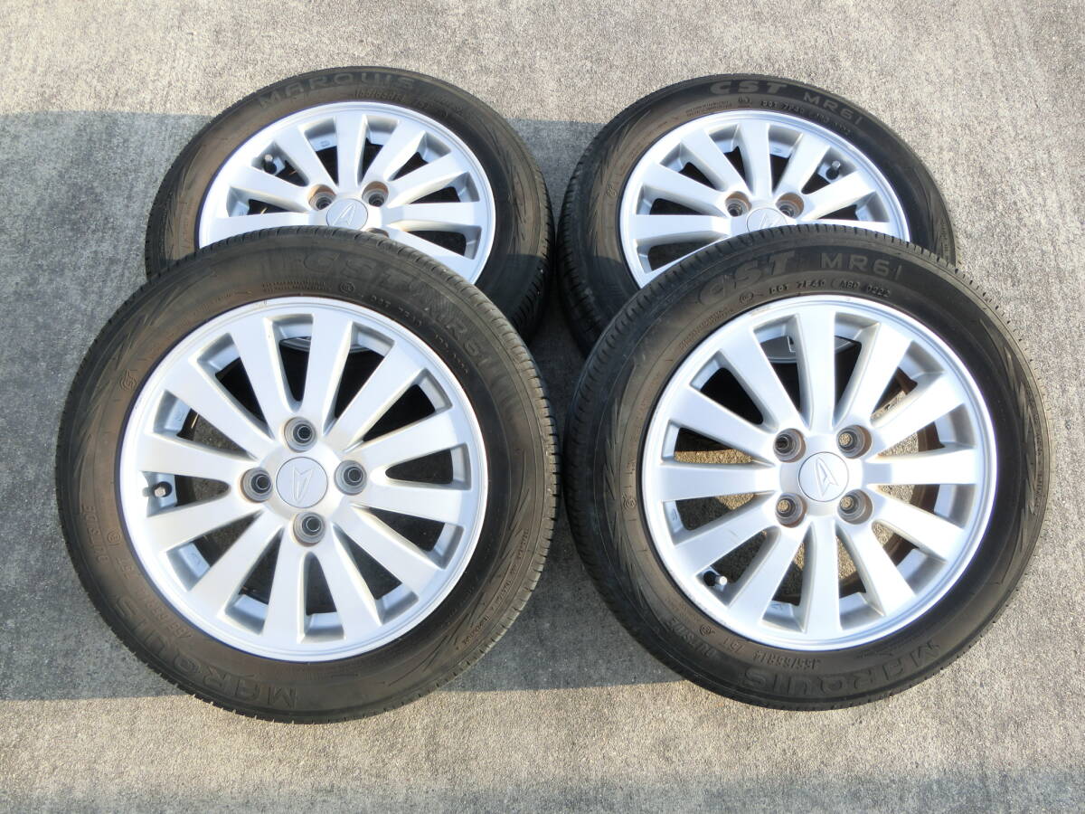 DAIHATSU ダイハツ ムーヴタントカスタム L175S 純正 4+4Wスポーク ホイール 4本 4.5J-14 PCD100 4穴 +45  ハブ54 aa14 : a052601175 : 太平タイヤ Yahoo!ショッピング店 - 通販 - Yahoo!ショッピング