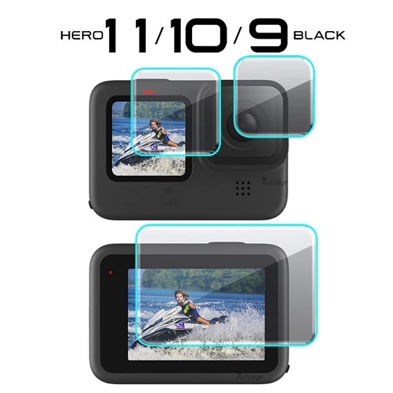 GoPro11/10/9 保護フィルム レンズカバー Hero