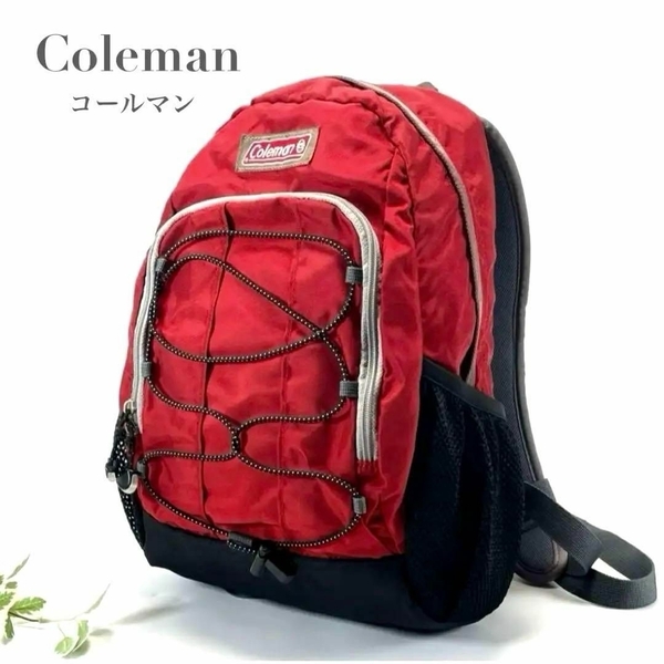 Coleman コールマン リュック リュックサック バックパック ディパック レッド 赤 軽量 スポーツ アウトドア キャンプ レディース