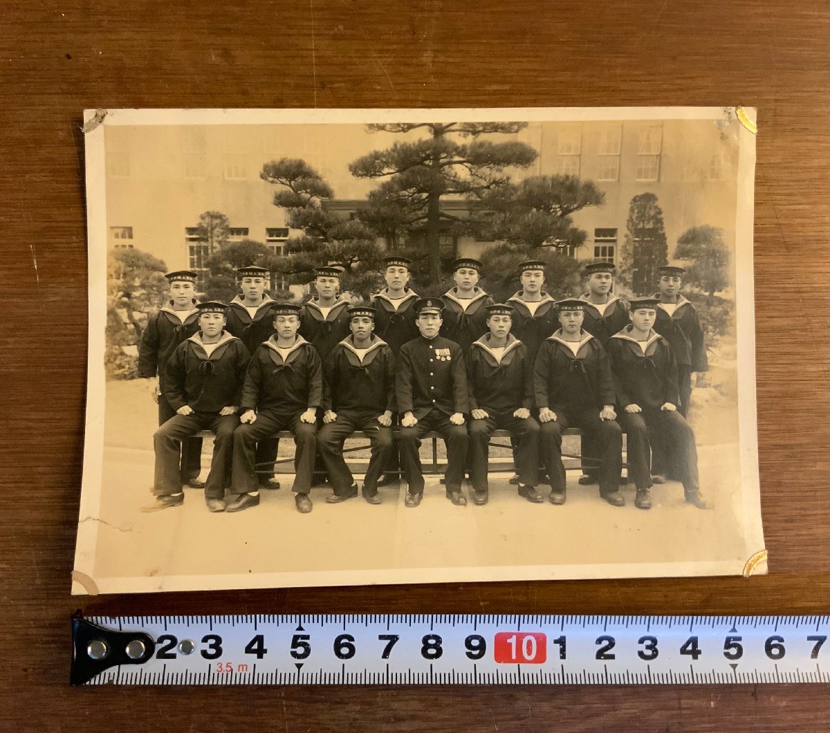 3055 軍人 制服 海兵 戦時白黒写真 大正 昭和レトロ