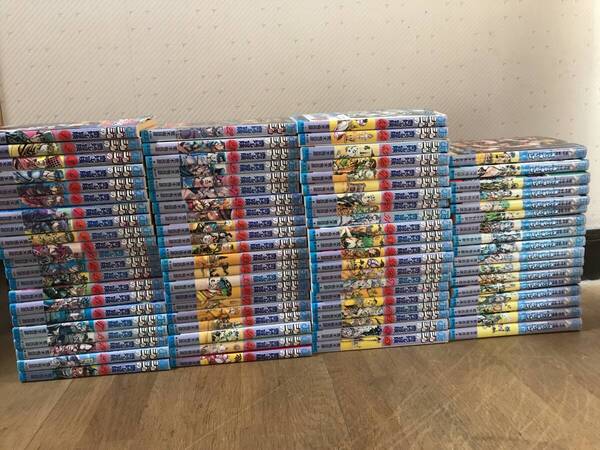 ジョジョの奇妙な冒険 1-63巻 + ストーンオーシャン 1-17巻 合計80冊セット 1部から6部までの全巻セット コミックセット ポストカード付