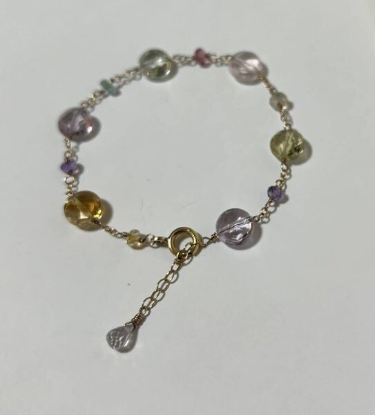 アクセサリー 天然石 ブレスレット マルチカラー