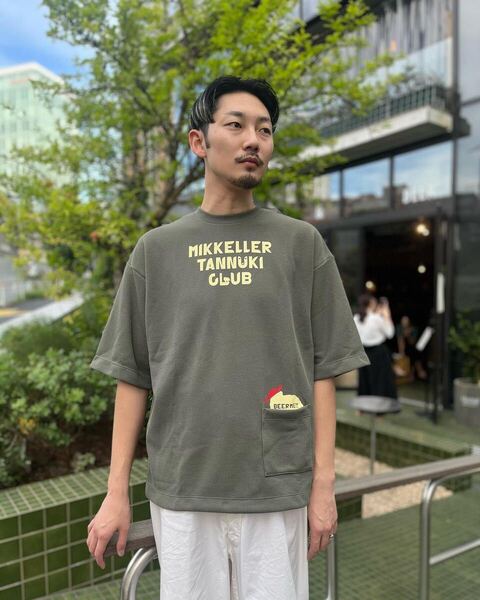 TANNUKI RUNNING CLUB タヌキ Beer Me! BigT Mikkeller x TANNUKI コラボTシャツ S 新品