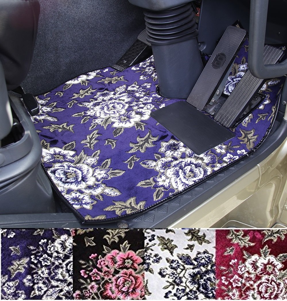 金華山 マドンナ フロアマット ホワイト 運転席 ボルボFH H26/9~H28/11【送料800円】
