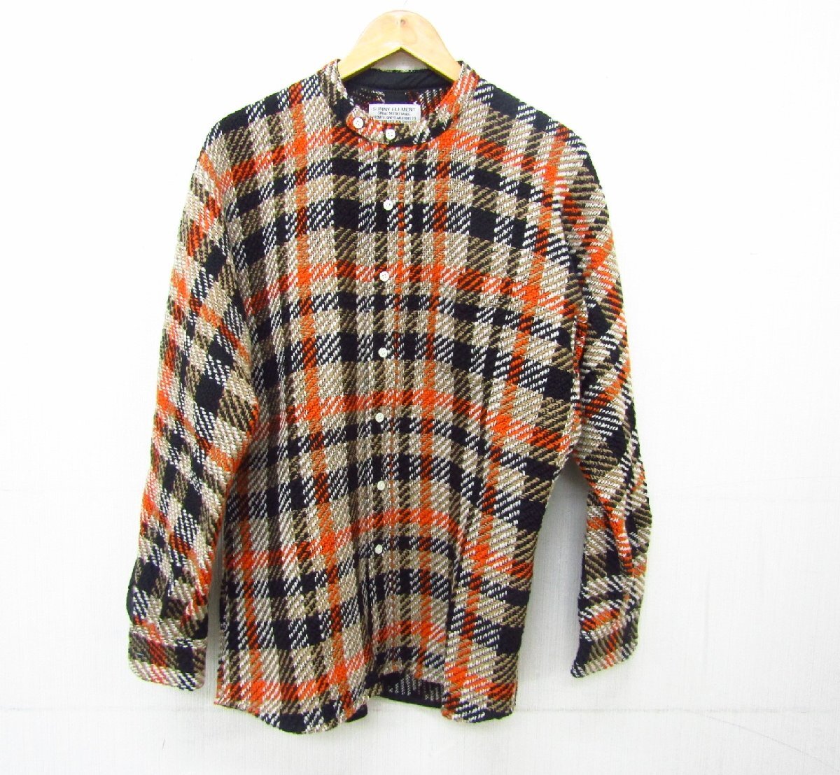 SUNNY ELEMENT サニーエレメント Park Shirt ”special パークシャツ ウール ジャケット チェック柄★FG7442