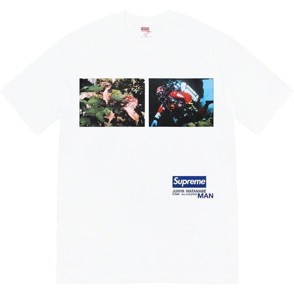 新品未使用 シュプリーム ジュンヤ ワタナベ Tシャツ Supreme / JUNYA WATANABE COMME des GARONS MAN small Nature Tee white S 24 25 SS