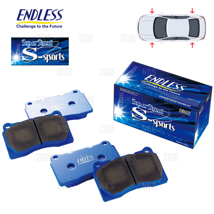ENDLESS エンドレス SSS (前後セット) RX200t/RX450h AGL20W/AGL25W/GYL20W/GYL25W H27/10~ (EP477/EP518-SSS