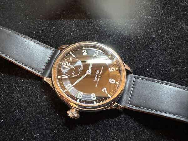 エベラール トラベルセトロ ヴィトレ EBERHARD Traversetolo Vitre レフティ 手巻き