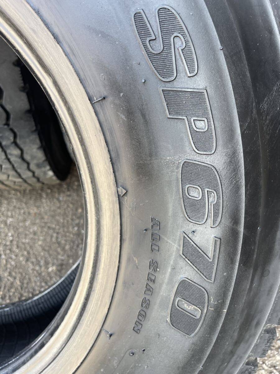225/90R17.5 225 90 17.5 DUNLOP SP670 ミックス タイヤ 4トン 増トン 16年 17年製 6本値段 225/90R17.5 225 90 17.5 DUNLOP SP670 ミックス タイヤ 4トン 増トン 16年 17年製 6本値段