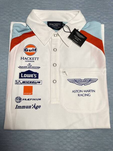 値下げ ASTON MARTIN RACING Gulf HACKETT LONDON シャツ Mサイズ 新品