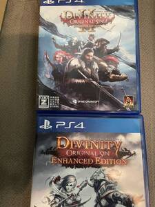 PS4ソフト ディヴィニティ:オリジナル・シン エンハンスド・エディション DIVINITY ORIGINAL SIN 2本セット まとめ売り 中古