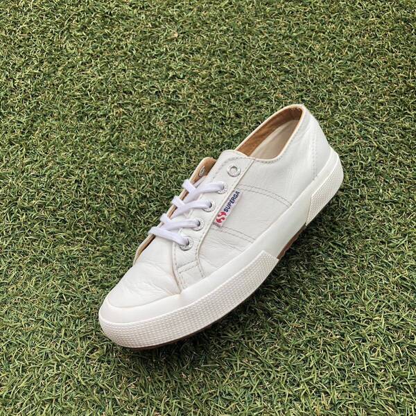 美品36 SUPERGA 2750 スペルガ レザー HA537