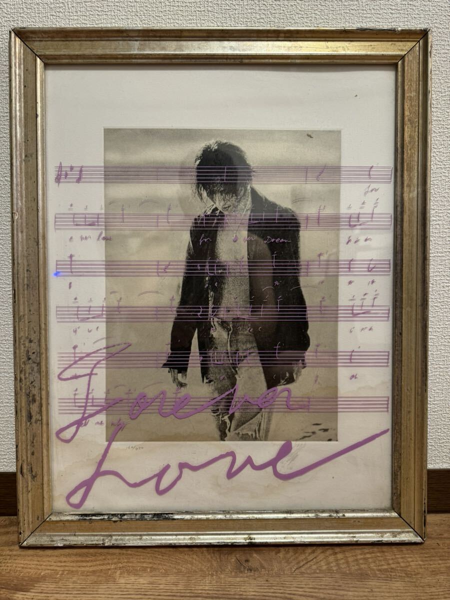 YOSHIKI 直筆サイン入りシルクスクリーン Forever Love YOSHIKI 直筆サイン入りシルクスクリーン Forever Love