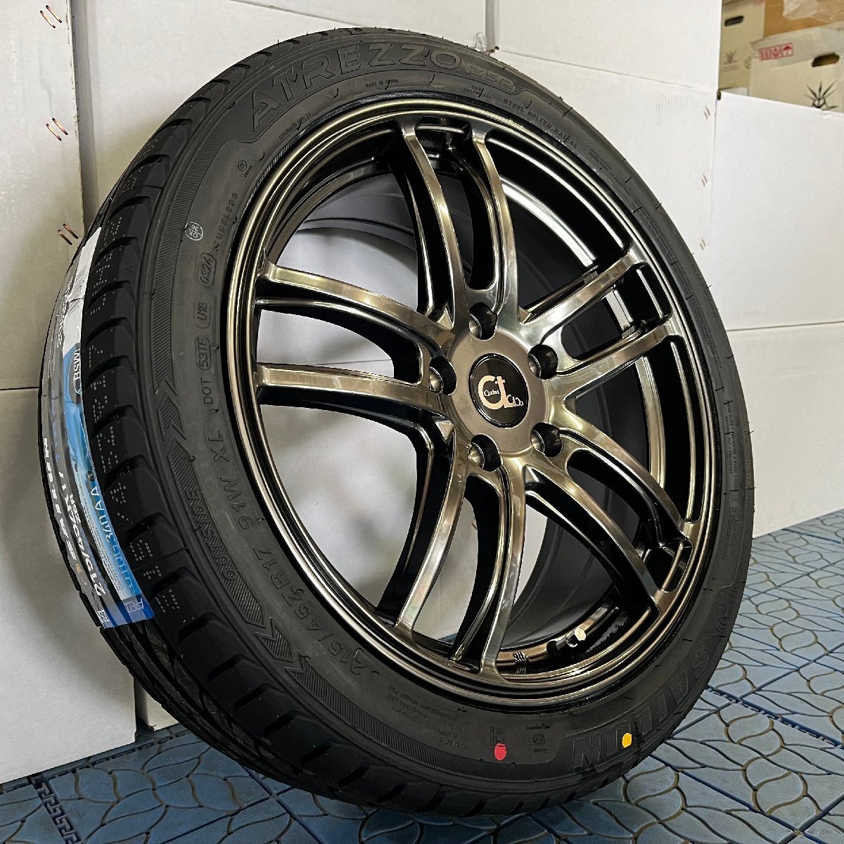 サマータイヤセット 新品 ヤリスGR ホイール タイヤセット 17インチ 特選タイヤ 205/45R17 4本セット Archst(アーチスト)1台分 スポーツ