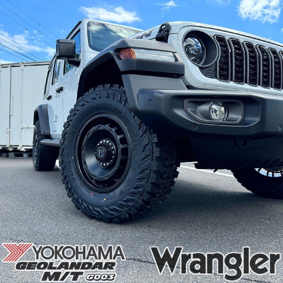 JL JK ラングラー(ルビコン サハラ) 17インチ タイヤホイール 4本セット SwaGGer ヨコハマ ジオランダー MT G003 265/70R17 285/70R17 JL JK ラングラー(ルビコン サハラ) 17インチ タイヤホイール 4本セット SwaGGer ヨコハマ ジオランダー MT G003 265/70R17 285/70R17