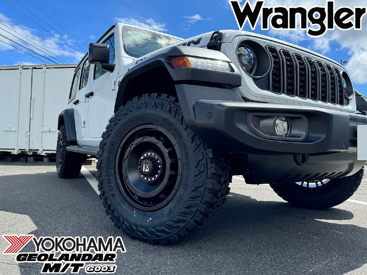 JL JK ラングラー(ルビコン サハラ) 17インチ タイヤホイール 4本セット SwaGGer ヨコハマ ジオランダー MT G003 265/70R17 285/70R17 JL JK ラングラー(ルビコン サハラ) 17インチ タイヤホイール 4本セット SwaGGer ヨコハマ ジオランダー MT G003 265/70R17 285/70R17